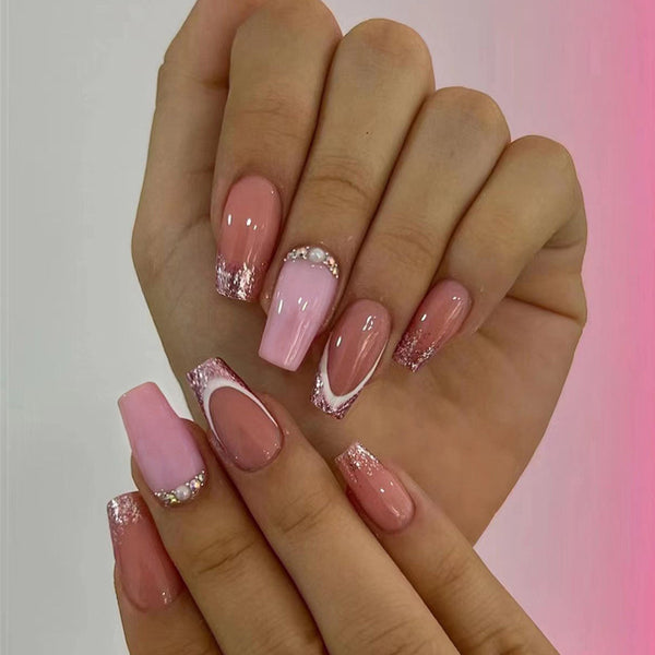 12 Sizes-24 Pcs Press On Nails Z738