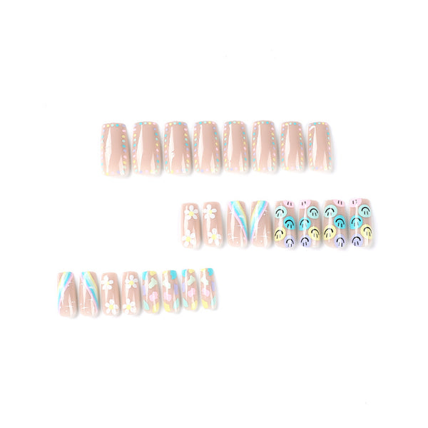 12 Sizes-24 Pcs Press On Nails JP2487