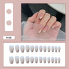 12 Sizes-24 Pcs Press On Nails R161