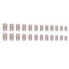 12 Sizes-24 Pcs Press On Nails W1334