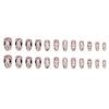 12 Sizes-24 Pcs Press On Nails W1160