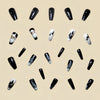12 Sizes-24 Pcs Press On Nails Y268