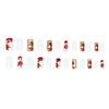12 Sizes-24 Pcs Press On Nails W1860