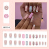 12 Sizes-24 Pcs Press On Nails W1094