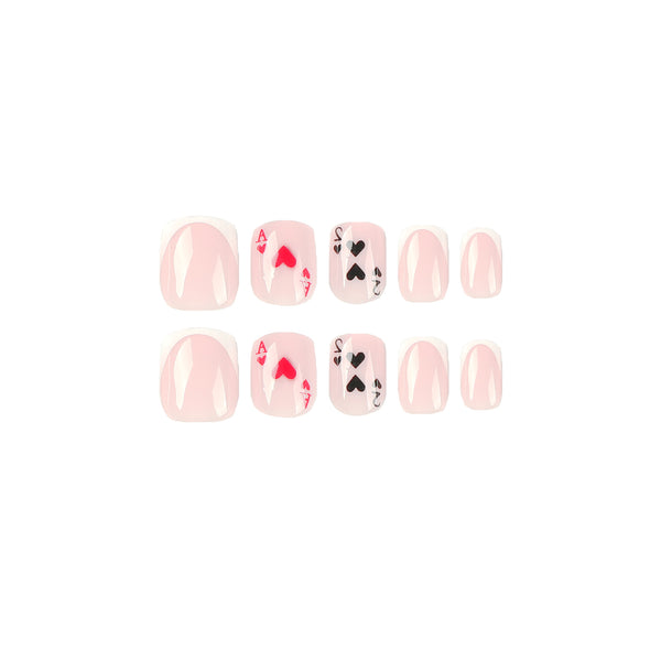 12 Sizes-24 Pcs Press On Nails JP2553