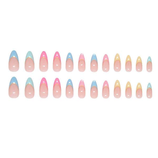 12 Sizes-24 Pcs Press On Nails W2067