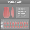 12 Sizes-24 Pcs Press On Nails FM01-01