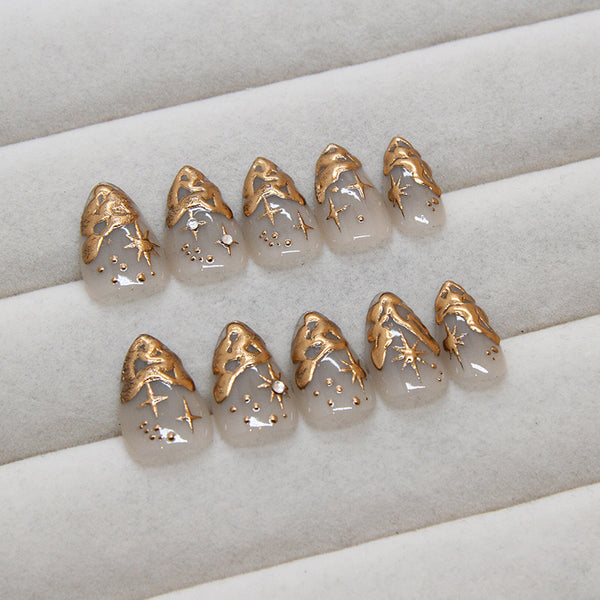 12 Sizes-24 Pcs Press On Nails Z926