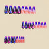 12 Sizes-24 Pcs Press On Nails Y786