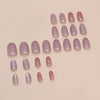 12 Sizes-24 Pcs Press On Nails W1696