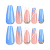 12 Sizes-24 Pcs Press On Nails JP2926
