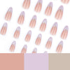 12 Sizes-24 Pcs Press On Nails JP3634