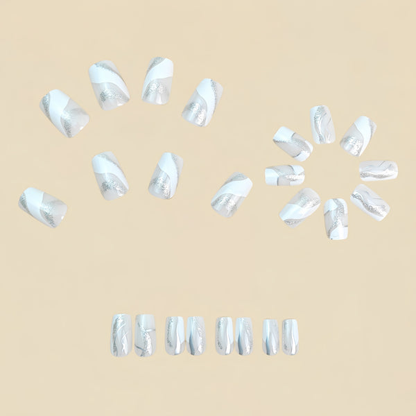 12 Sizes-24 Pcs Press On Nails Y996-2