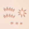 12 Sizes-24 Pcs Press On Nails W1493
