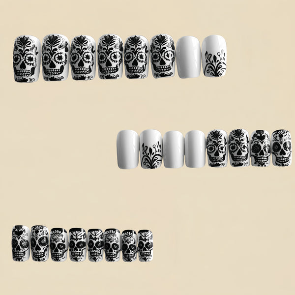 12 Sizes-24 Pcs Press On Nails Y1171