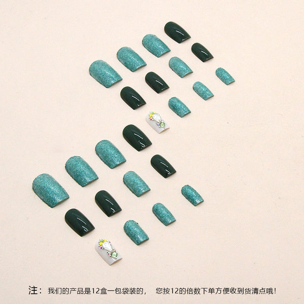 12 Sizes-24 Pcs Press On Nails Z620