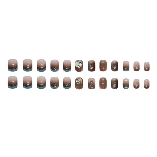 12 Sizes-24 Pcs Press On Nails Z825