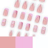 12 Sizes-24 Pcs Press On Nails JP3771
