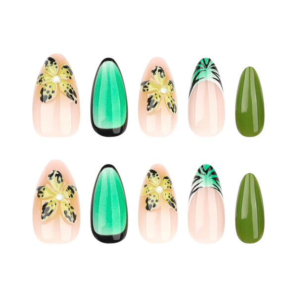 12 Sizes-24 Pcs Press On Nails JP3477