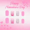 12 Sizes-24 Pcs Press On Nails C1457