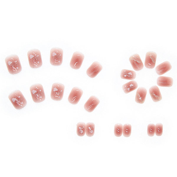 12 Sizes-24 Pcs Press On Nails R486