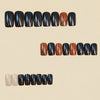 12 Sizes-24 Pcs Press On Nails Y1757