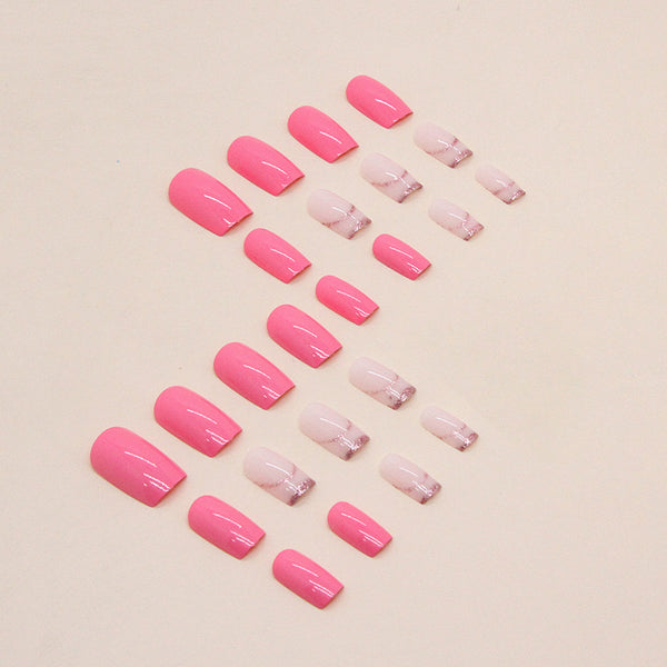 12 Sizes-24 Pcs Press On Nails W551