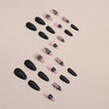 12 Sizes-24 Pcs Press On Nails W1212