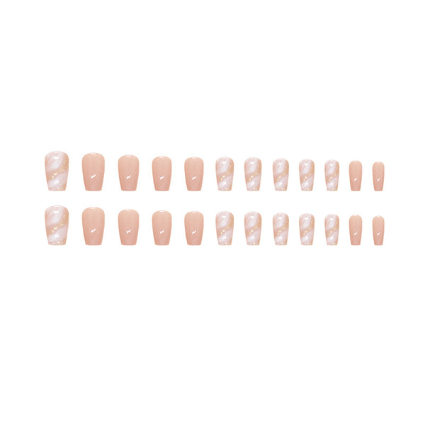 12 Sizes-24 Pcs Press On Nails W1498