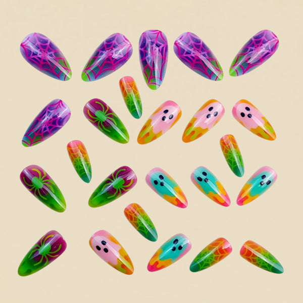 12 Sizes-24 Pcs Press On Nails y2044-24