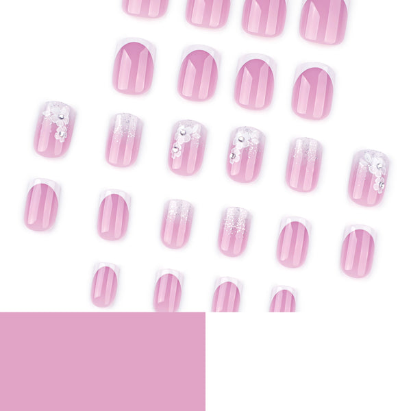 12 Sizes-24 Pcs Press On Nails JP3835