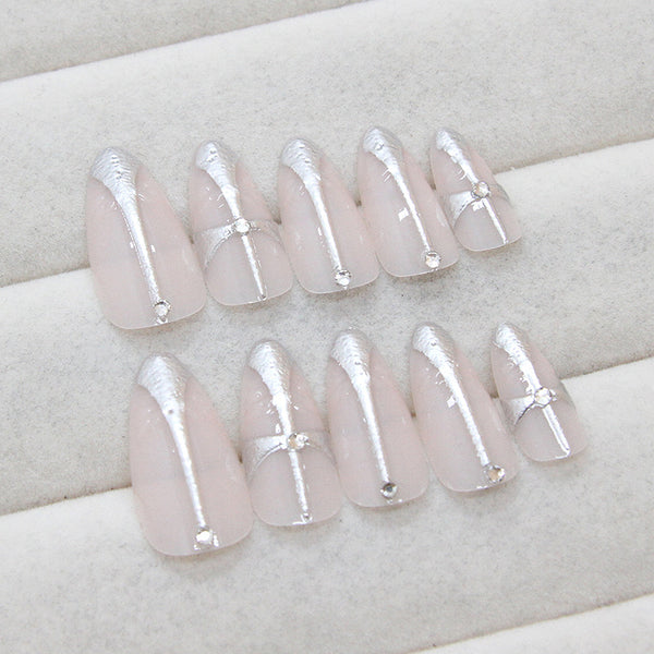 12 Sizes-24 Pcs Press On Nails Z981