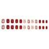 12 Sizes-24 Pcs Press On Nails W1374