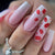 12 Sizes-24 Pcs Press On Nails JP2729