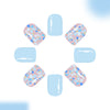 12 Sizes-24 Pcs Press On Nails C1063