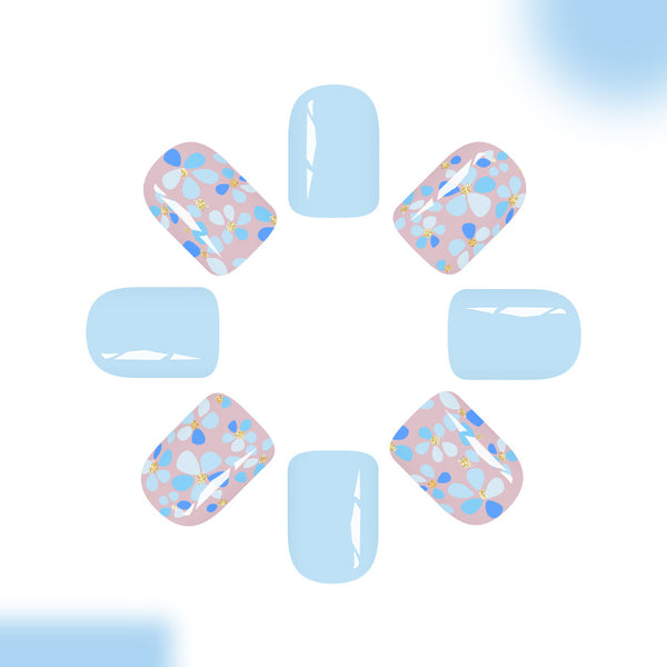 12 Sizes-24 Pcs Press On Nails C1063