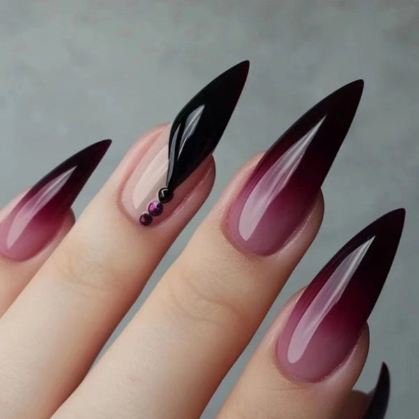 12 Sizes-24 Pcs Press On Nails Z874