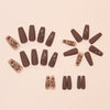 12 Sizes-24 Pcs Press On Nails W1806