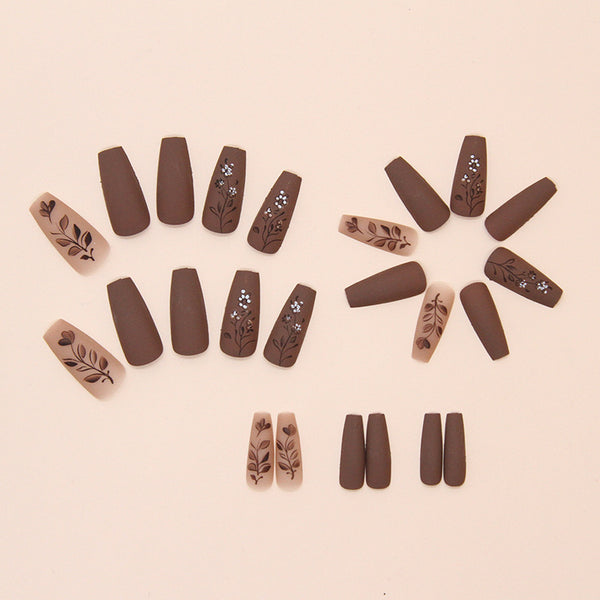 12 Sizes-24 Pcs Press On Nails W1806