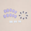 12 Sizes-24 Pcs Press On Nails W566