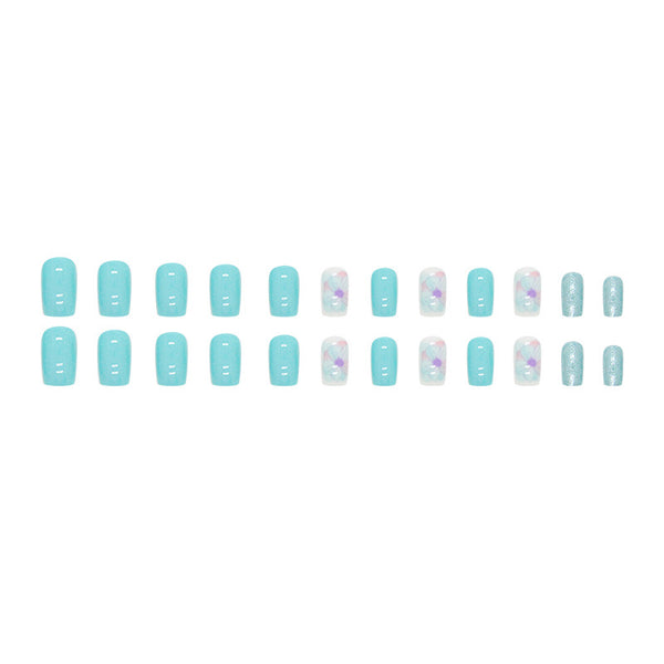 12 Sizes-24 Pcs Press On Nails W542