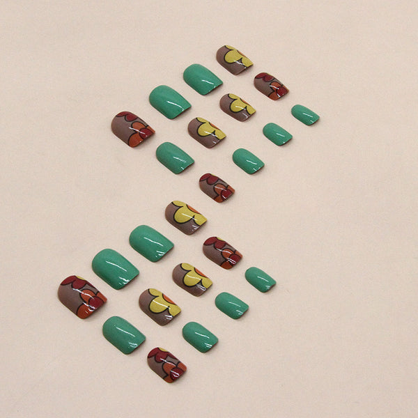 12 Sizes-24 Pcs Press On Nails W708