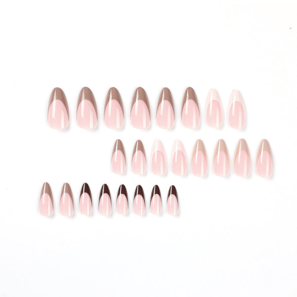 12 Sizes-24 Pcs Press On Nails JP2084