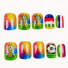 12 Sizes-24 Pcs Press On Nails y2063-z-24