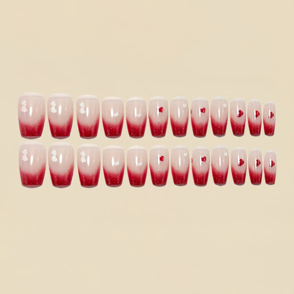 12 Sizes-24 Pcs Press On Nails Y1669