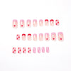 12 Sizes-24 Pcs Press On Nails JP1876