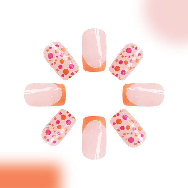 12 Sizes-24 Pcs Press On Nails C402