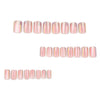 12 Sizes-24 Pcs Press On Nails DIY47