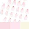 12 Sizes-24 Pcs Press On Nails JP3708