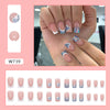 12 Sizes-24 Pcs Press On Nails W739